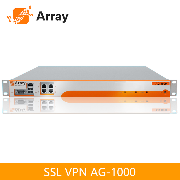 Array AG系列SSL VPN遠端登入加密存取 1