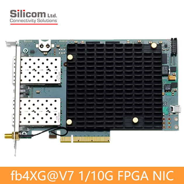 fb4XG@V7 FPGA Card Quad Port SFP+ 100/1G + 10G  GbE PCI Express FPGA Card 2