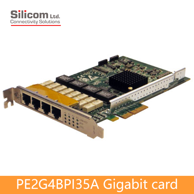 Silicom PE2G4BPI35A 四埠銅纜 Gigabit Ethernet Bypass網卡