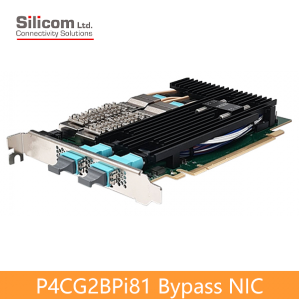 Silicom P4CG2BPi81 雙埠 100G乙太網路 Bypass PCIe Gen 4.0卡