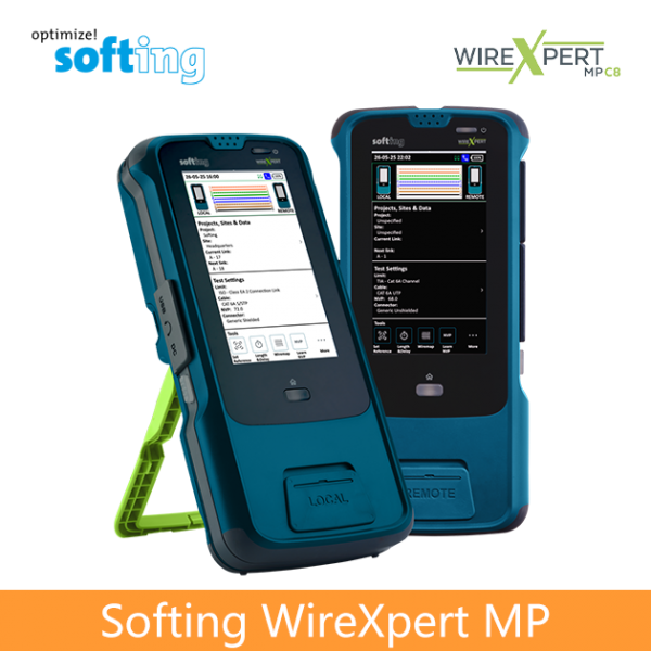 Softing WireXpert MP C6A 模組式入門級佈線標準驗證測試儀